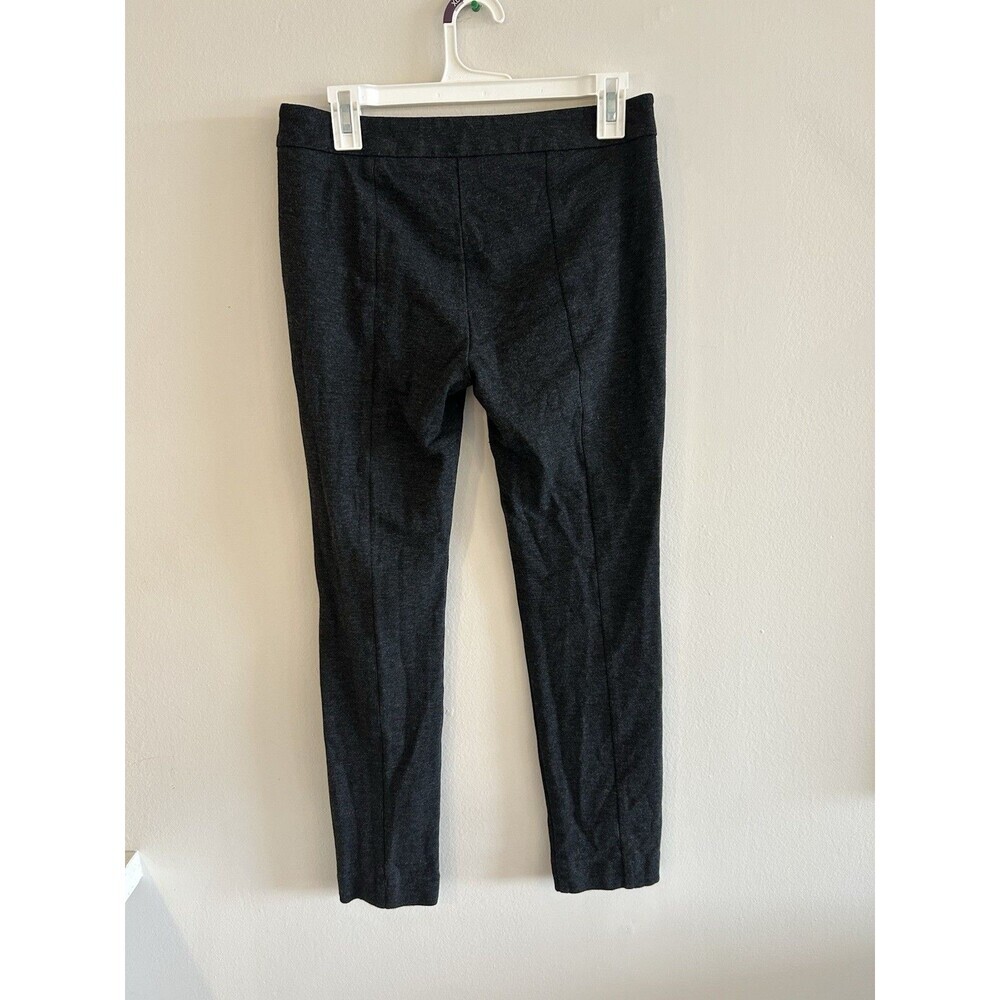 CAbi Sz 4 Dark Gray Audrey Stretch Ponte Knit Side Zip Pants Style - Picture 2 of 7